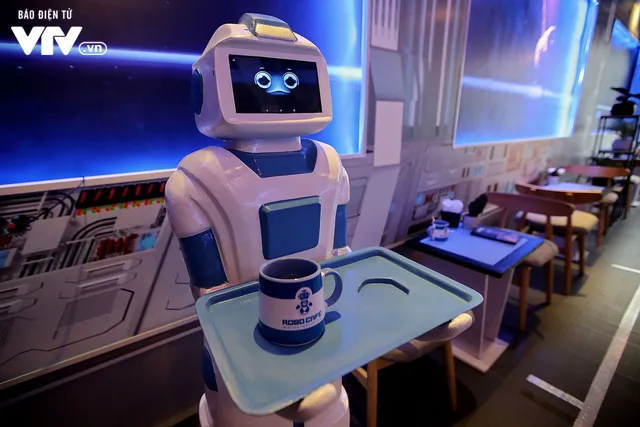 Độc đáo quán café sử dụng robot phục vụ tại Hà Nội - Ảnh 8. Độc đáo quán café sử dụng robot phục vụ tại Hà Nội - Ảnh 8.