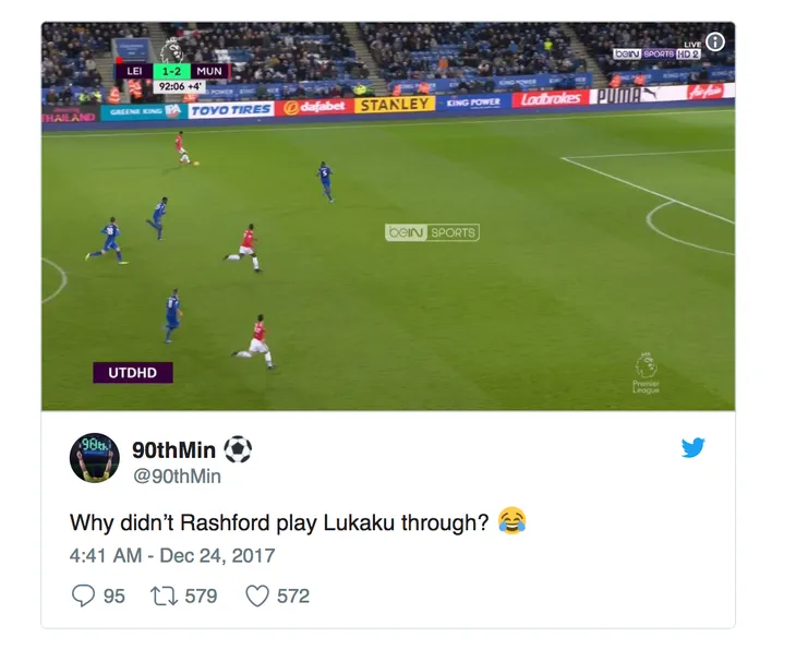 Fan Man Utd điên tiết với tội đồ Rashford vì... quên Lukaku - Ảnh 2. Fan Man Utd điên tiết với tội đồ Rashford vì... quên Lukaku - Ảnh 2.