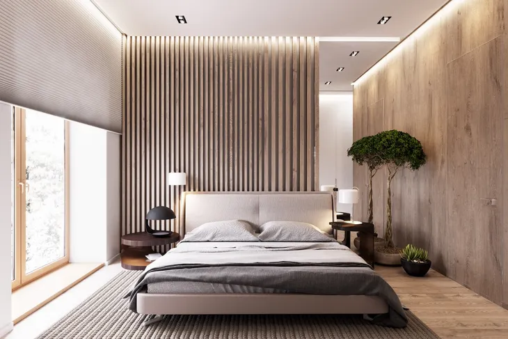 Những gợi ý cho phòng ngủ vừa sang trọng vừa hiện đại với nội thất bằng gỗ - Ảnh 6. Những gợi ý cho phòng ngủ vừa sang trọng vừa hiện đại với nội thất bằng gỗ - Ảnh 6.