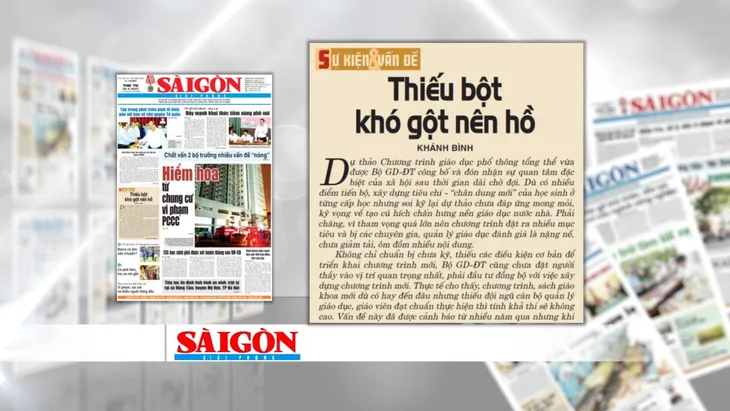 Dự thảo chương trình giáo dục phổ thông mới: Quá tham vọng và vội vàng? - Ảnh 1. Dự thảo chương trình giáo dục phổ thông mới: Quá tham vọng và vội vàng? - Ảnh 1.