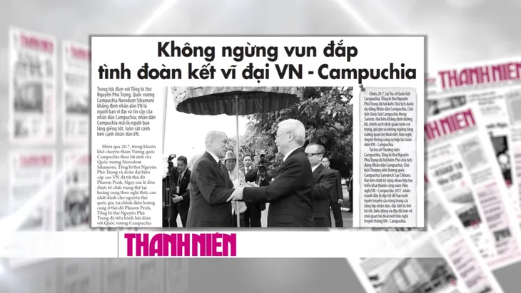 Chuyến thăm cấp nhà nước Vương quốc Campuchia của Tổng bí thư nổi bật trên các báo trong tuần - Ảnh 1. Chuyến thăm cấp nhà nước Vương quốc Campuchia của Tổng bí thư nổi bật trên các báo trong tuần - Ảnh 1.