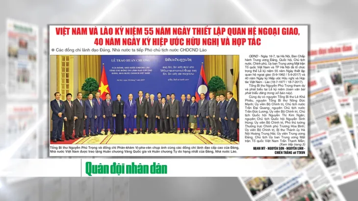 Chặng đường lịch sử trong quan hệ Việt – Lào - Ảnh 1.