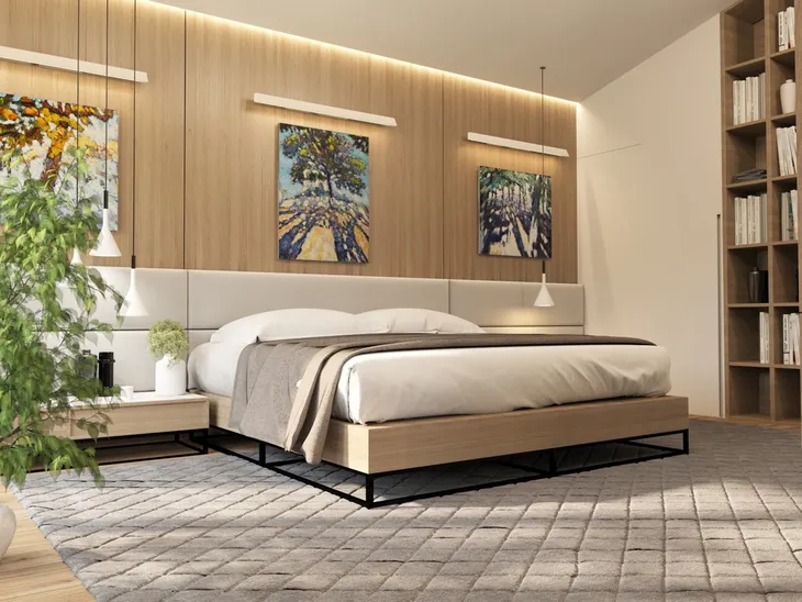 Những gợi ý cho phòng ngủ vừa sang trọng vừa hiện đại với nội thất bằng gỗ - Ảnh 16. Những gợi ý cho phòng ngủ vừa sang trọng vừa hiện đại với nội thất bằng gỗ - Ảnh 16.