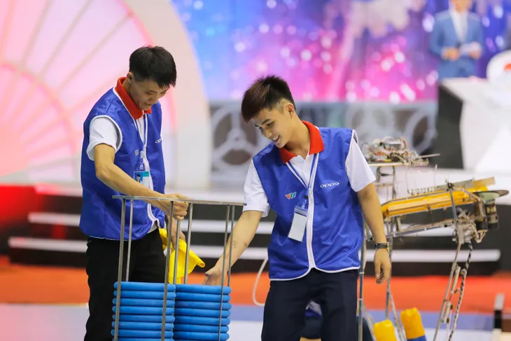 Robocon 2017: “Nghẹt thở” ngay từ trận mở màn của vòng chung kết - Ảnh 36.
