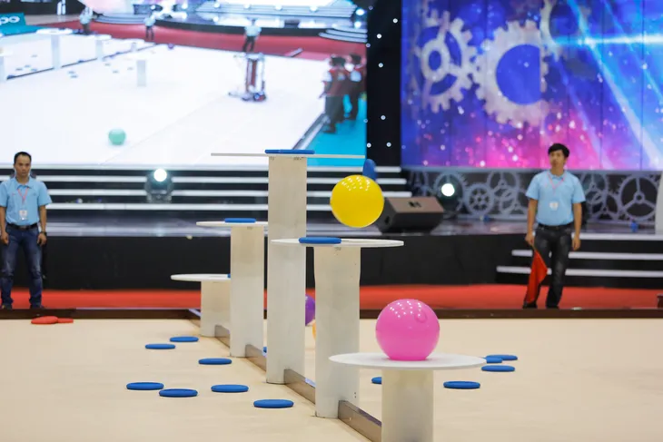 VCK Robocon Việt Nam 2017: Nhìn lại những hình ảnh tại hai bảng đấu tử thần - Ảnh 41. VCK Robocon Việt Nam 2017: Nhìn lại những hình ảnh tại hai bảng đấu tử thần - Ảnh 41.
