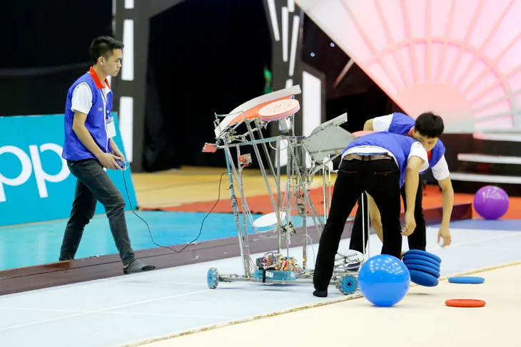VCK Robocon Việt Nam 2017: Nhìn lại những hình ảnh tại vòng 1/8 - Ảnh 12. VCK Robocon Việt Nam 2017: Nhìn lại những hình ảnh tại vòng 1/8 - Ảnh 12.