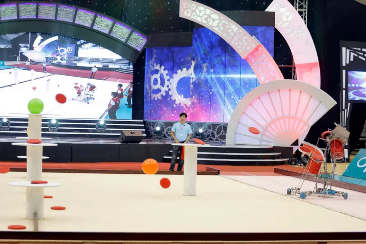 VCK Robocon Việt Nam 2017: Nhìn lại những hình ảnh tại vòng 1/8 - Ảnh 47. VCK Robocon Việt Nam 2017: Nhìn lại những hình ảnh tại vòng 1/8 - Ảnh 47.