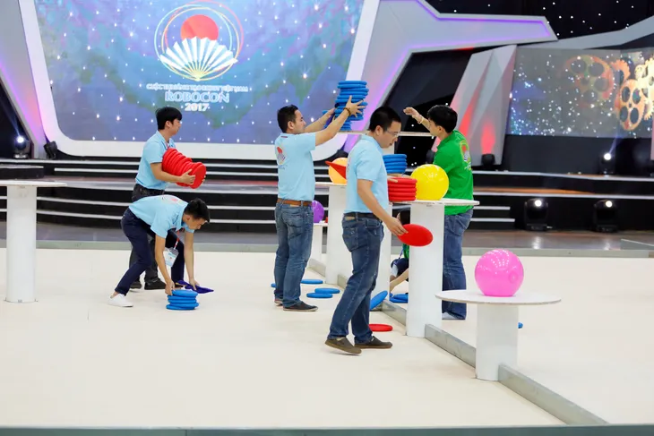 Robocon 2017: Đại học SPKT Hưng Yên liên tiếp giành chiến thắng tuyệt đối APPARE - Ảnh 12.