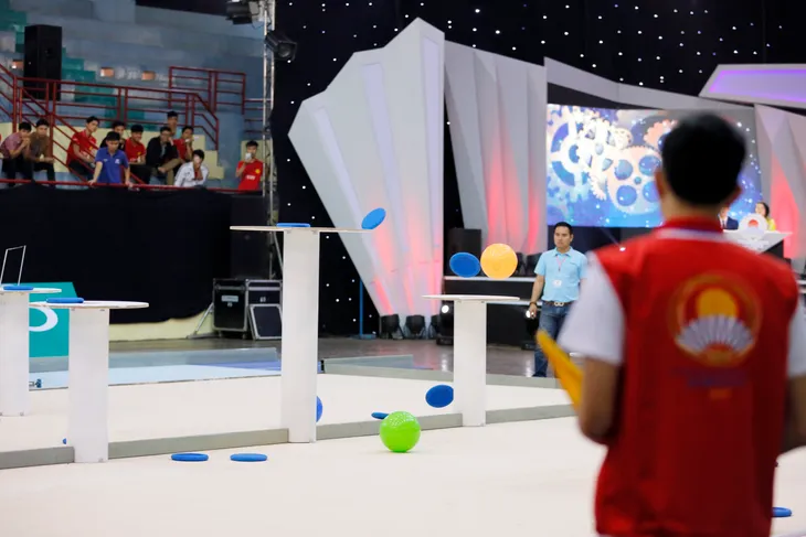 Robocon 2017: Đại học SPKT Hưng Yên liên tiếp giành chiến thắng tuyệt đối APPARE - Ảnh 9.