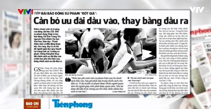Điểm chuẩn ngành Sư phạm quá thấp: Nguyên nhân và giải pháp - Ảnh 6. Điểm chuẩn ngành Sư phạm quá thấp: Nguyên nhân và giải pháp - Ảnh 6.