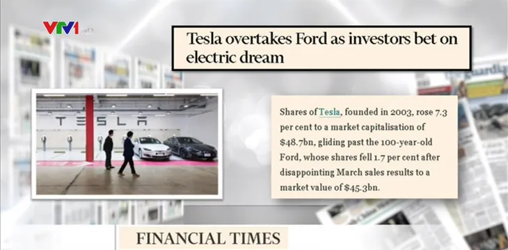 Tesla trở thành nhà sản xuất ô tô lớn thứ 2 của Mỹ - Ảnh 1. Tesla trở thành nhà sản xuất ô tô lớn thứ 2 của Mỹ - Ảnh 1.