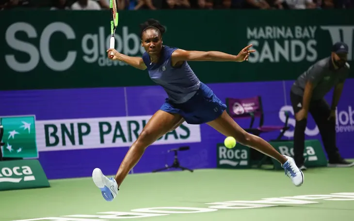 Bảng Trắng WTA Finals 2017: Venus Williams thắng kịch tính Jelena Ostapenko - Ảnh 1. Bảng Trắng WTA Finals 2017: Venus Williams thắng kịch tính Jelena Ostapenko - Ảnh 1.