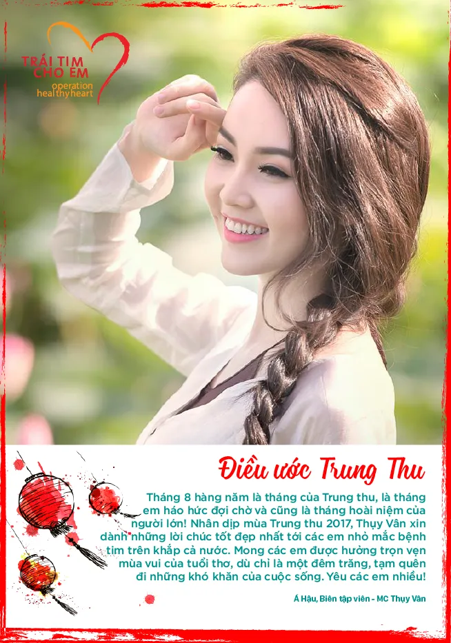 BTV VTV gửi lời chúc mừng Trung thu đến bệnh nhi của chương trình Trái tim cho em - Ảnh 4. BTV VTV gửi lời chúc mừng Trung thu đến bệnh nhi của chương trình Trái tim cho em - Ảnh 4.