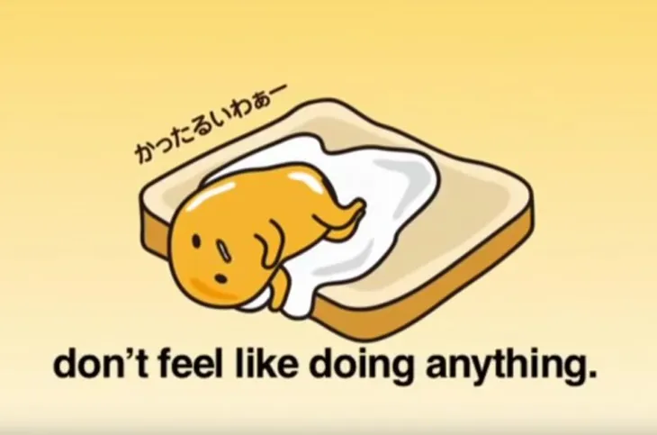 Gudetama - Anh chàng trứng lười biết đồng cảm - Ảnh 1. Gudetama - Anh chàng trứng lười biết đồng cảm - Ảnh 1.