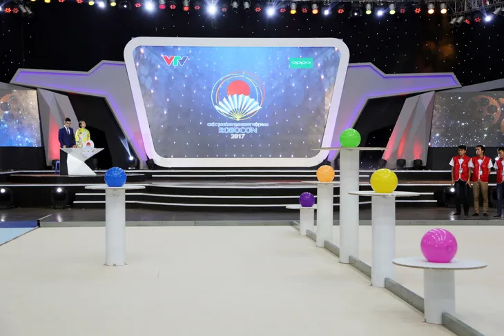 Robocon 2017: Đại học SPKT Hưng Yên liên tiếp giành chiến thắng tuyệt đối APPARE - Ảnh 1.
