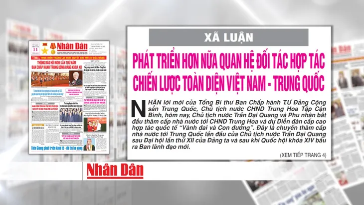 Phát triển hơn nữa quan hệ đối tác hợp tác chiến lược toàn diện Việt Nam – Trung Quốc - Ảnh 2. Phát triển hơn nữa quan hệ đối tác hợp tác chiến lược toàn diện Việt Nam – Trung Quốc - Ảnh 2.