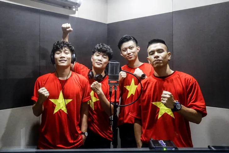 Nhóm Oplus tung ca khúc mới cổ vũ U23 Việt Nam - Ảnh 1. Nhóm Oplus tung ca khúc mới cổ vũ U23 Việt Nam - Ảnh 1.