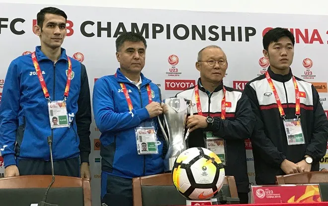 HLV Park Hang Seo: Cơ hội vô địch chia đều cho U23 Việt Nam và U23 Uzbekistan - Ảnh 1. HLV Park Hang Seo: Cơ hội vô địch chia đều cho U23 Việt Nam và U23 Uzbekistan - Ảnh 1.