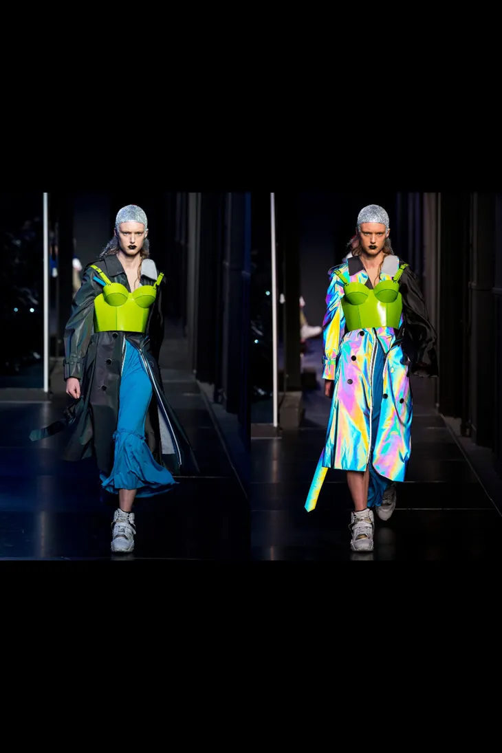 Dàn mẫu của Maison Margiela gây ấn tượng với thiết kế phát sáng dưới đèn flash - Ảnh 7. Dàn mẫu của Maison Margiela gây ấn tượng với thiết kế phát sáng dưới đèn flash - Ảnh 7.