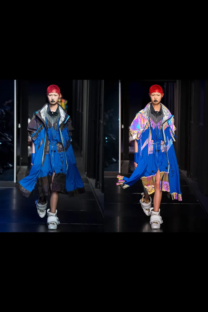 Dàn mẫu của Maison Margiela gây ấn tượng với thiết kế phát sáng dưới đèn flash - Ảnh 6. Dàn mẫu của Maison Margiela gây ấn tượng với thiết kế phát sáng dưới đèn flash - Ảnh 6.