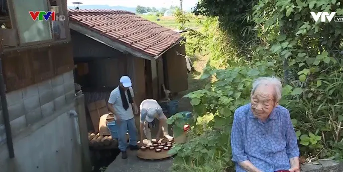 Lều làm đậu phụ chung của nông dân Nhật Bản - Ảnh 1. Lều làm đậu phụ chung của nông dân Nhật Bản - Ảnh 1.