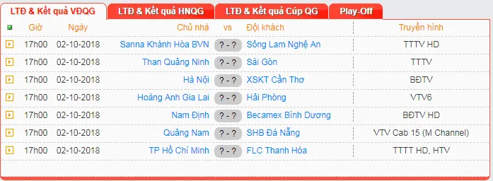 Lịch thi đấu và trực tiếp vòng đấu áp chót V.League 2018 - Ảnh 3. Lịch thi đấu và trực tiếp vòng đấu áp chót V.League 2018 - Ảnh 3.