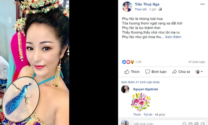 Sao Việt trổ tài làm thơ nhân ngày 20/10 - Ảnh 1. Sao Việt trổ tài làm thơ nhân ngày 20/10 - Ảnh 1.