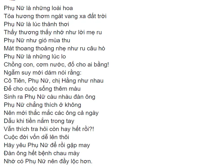 Sao Việt trổ tài làm thơ nhân ngày 20/10 - Ảnh 2. Sao Việt trổ tài làm thơ nhân ngày 20/10 - Ảnh 2.