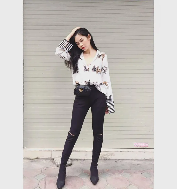 Ngắm nhan sắc đời thường của Trang lạnh lùng trong Yêu thì ghét thôi - Ảnh 10. Ngắm nhan sắc đời thường của Trang lạnh lùng trong Yêu thì ghét thôi - Ảnh 10.