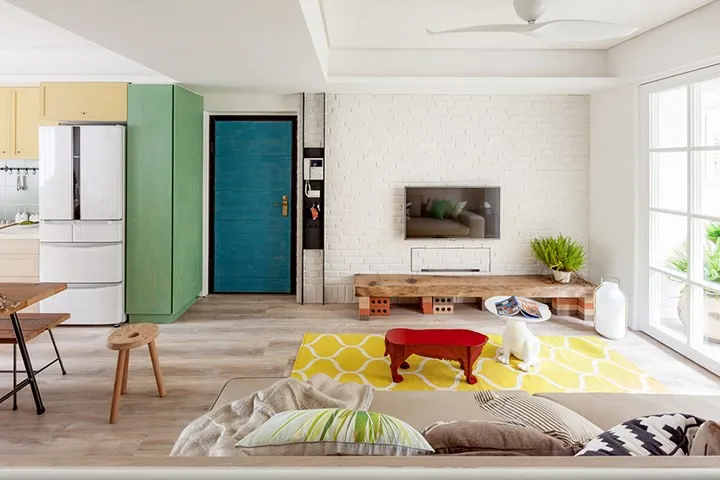 Căn hộ mang phong cách hiện đại đầy màu sắc - Ảnh 1. Căn hộ mang phong cách hiện đại đầy màu sắc - Ảnh 1.