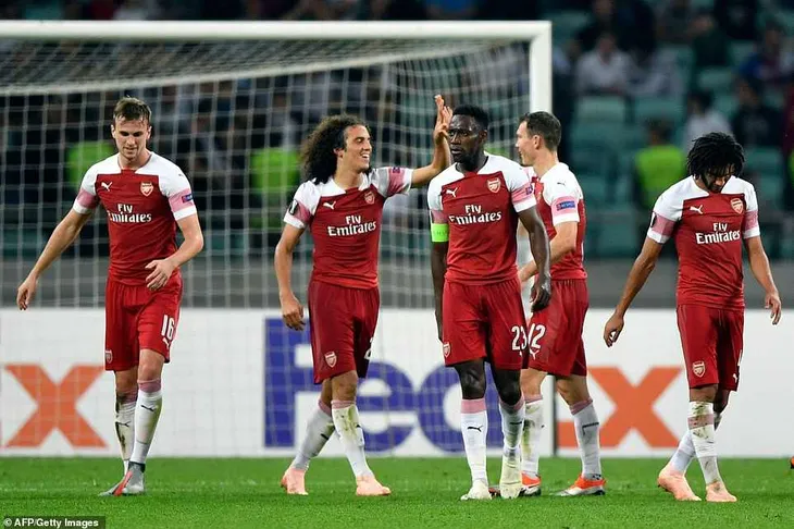 Kết quả Europa League rạng sáng 05/10: Arsenal thắng dễ, AC Milan ngược dòng ngoạn mục - Ảnh 1. Kết quả Europa League rạng sáng 05/10: Arsenal thắng dễ, AC Milan ngược dòng ngoạn mục - Ảnh 1.