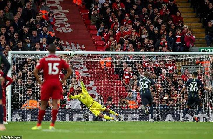 VIDEO Mahrez sút 11m lên trời, đá bay chiến thắng của Man City trước Liverpool - Ảnh 3. VIDEO Mahrez sút 11m lên trời, đá bay chiến thắng của Man City trước Liverpool - Ảnh 3.