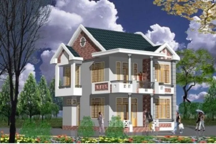 10 thiết kế biệt thự 2 tầng có mức đầu tư vừa phải - Ảnh 4. 10 thiết kế biệt thự 2 tầng có mức đầu tư vừa phải - Ảnh 4.
