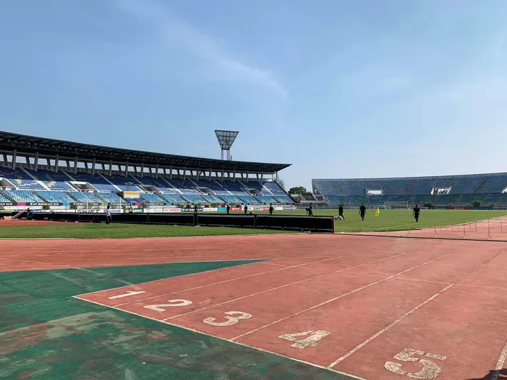 ẢNH: An ninh được thắt chặt trước trận đấu giữa ĐT Myanmar và ĐT Việt Nam - Ảnh 1. ẢNH: An ninh được thắt chặt trước trận đấu giữa ĐT Myanmar và ĐT Việt Nam - Ảnh 1.