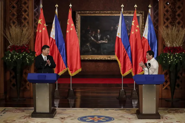 Trung Quốc, Philippines nâng cấp quan hệ lên tầm hợp tác chiến lược toàn diện - Ảnh 1. Trung Quốc, Philippines nâng cấp quan hệ lên tầm hợp tác chiến lược toàn diện - Ảnh 1.