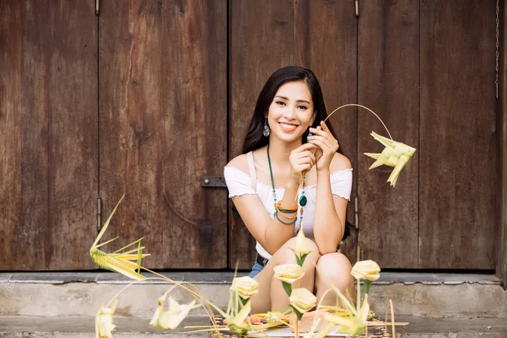 Hoa hậu Tiểu Vy mang hình ảnh Hội An đến Miss World 2018 - Ảnh 11. Hoa hậu Tiểu Vy mang hình ảnh Hội An đến Miss World 2018 - Ảnh 11.