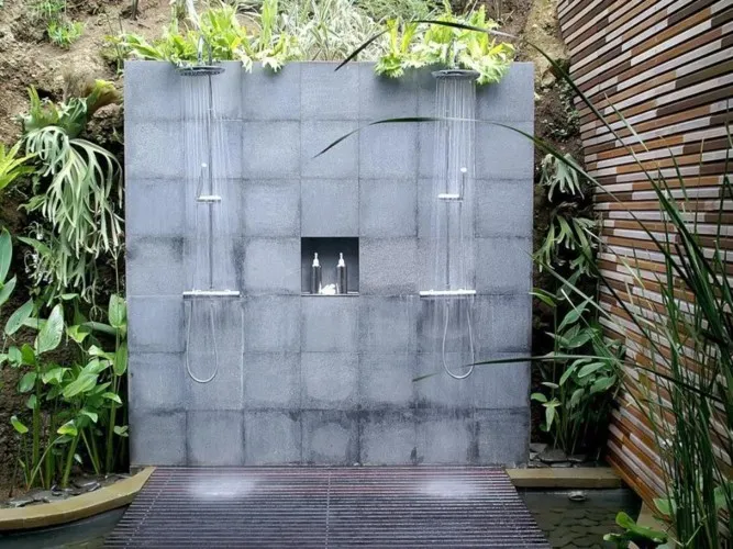 Những mẫu phòng tắm ngoài trời tuyệt đẹp - Ảnh 7. Những mẫu phòng tắm ngoài trời tuyệt đẹp - Ảnh 7.