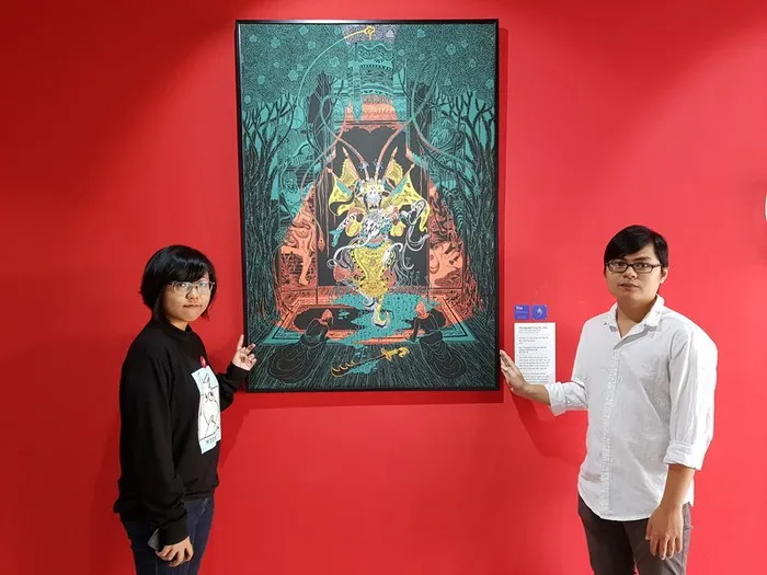 Vẽ về Hát Bội, dự án kết nối giữa hai thế hệ nghệ thuật - Ảnh 2. Vẽ về Hát Bội, dự án kết nối giữa hai thế hệ nghệ thuật - Ảnh 2.