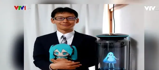 Nam thanh niên Nhật Bản kết hôn với nữ danh ca ảo Hatsune Miku - Ảnh 1. Nam thanh niên Nhật Bản kết hôn với nữ danh ca ảo Hatsune Miku - Ảnh 1.