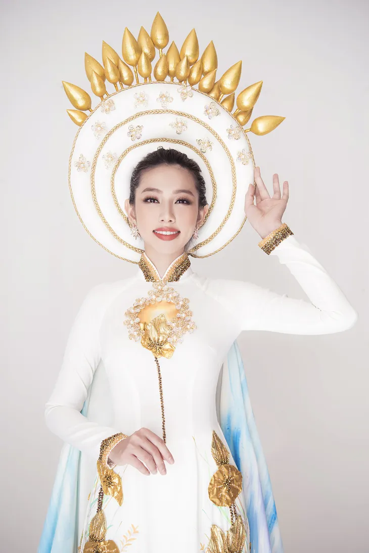 Thuỳ Tiên hé lộ trang phục truyền thống khi vừa lọt Top 8 Miss International - Ảnh 3. Thuỳ Tiên hé lộ trang phục truyền thống khi vừa lọt Top 8 Miss International - Ảnh 3.