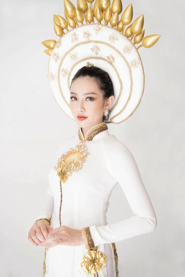 Thuỳ Tiên hé lộ trang phục truyền thống khi vừa lọt Top 8 Miss International - Ảnh 6. Thuỳ Tiên hé lộ trang phục truyền thống khi vừa lọt Top 8 Miss International - Ảnh 6.