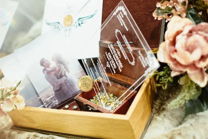 Cận cảnh tấm thiệp cưới độc nhất vô nhị của ca sĩ Ưng Hoàng Phúc và bà xã Kim Cương - Ảnh 2. Cận cảnh tấm thiệp cưới độc nhất vô nhị của ca sĩ Ưng Hoàng Phúc và bà xã Kim Cương - Ảnh 2.