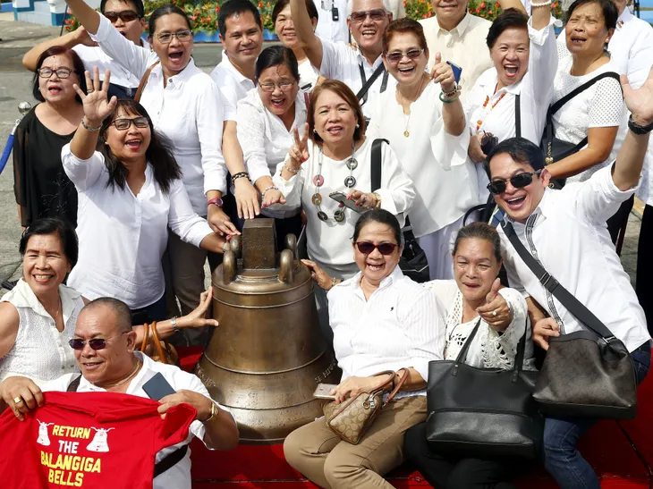 Mỹ chính thức trả chuông quý cho Philippines sau hơn 1 thế kỷ - Ảnh 1. Mỹ chính thức trả chuông quý cho Philippines sau hơn 1 thế kỷ - Ảnh 1.
