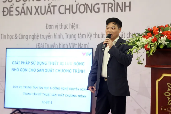 Toàn cảnh hội thảo Giải pháp sử dụng thiết bị cơ động nhỏ gọn để sản xuất chương trình - Ảnh 1. Toàn cảnh hội thảo Giải pháp sử dụng thiết bị cơ động nhỏ gọn để sản xuất chương trình - Ảnh 1.