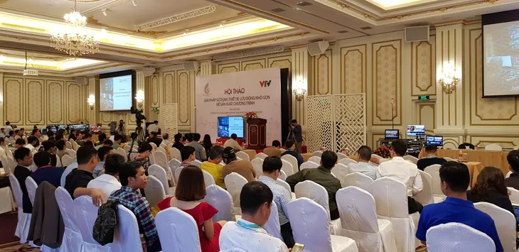 Toàn cảnh hội thảo Giải pháp sử dụng thiết bị cơ động nhỏ gọn để sản xuất chương trình - Ảnh 5. Toàn cảnh hội thảo Giải pháp sử dụng thiết bị cơ động nhỏ gọn để sản xuất chương trình - Ảnh 5.
