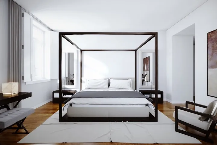 Ý tưởng trang trí phòng ngủ màu trắng mới lạ - Ảnh 1. Ý tưởng trang trí phòng ngủ màu trắng mới lạ - Ảnh 1.