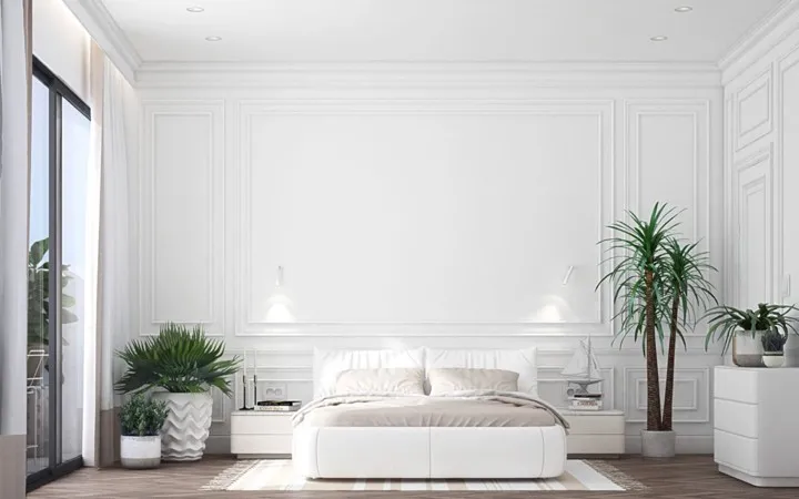 Ý tưởng trang trí phòng ngủ màu trắng mới lạ - Ảnh 8. Ý tưởng trang trí phòng ngủ màu trắng mới lạ - Ảnh 8.