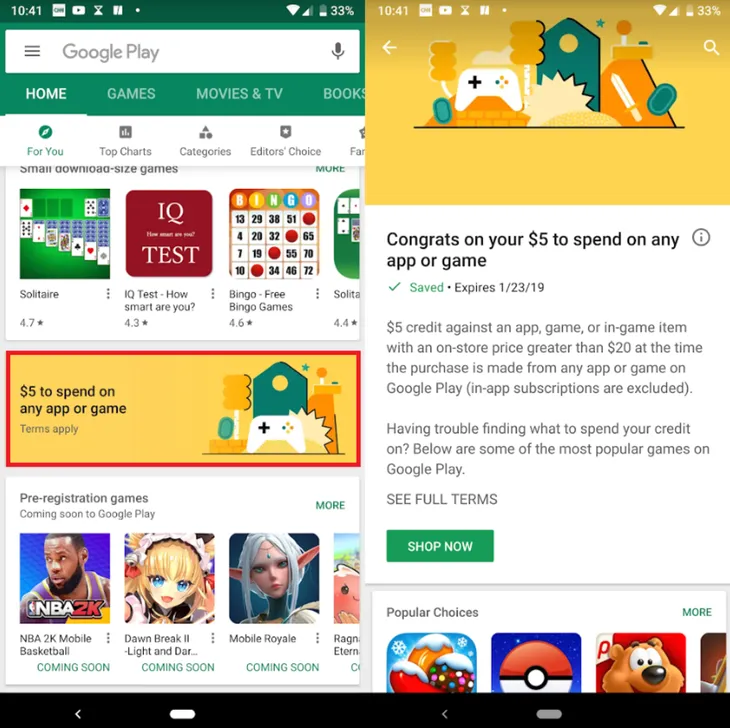 Play Store giảm giá mạnh nhân dịp Giáng sinh và năm mới - Ảnh 1. Play Store giảm giá mạnh nhân dịp Giáng sinh và năm mới - Ảnh 1.