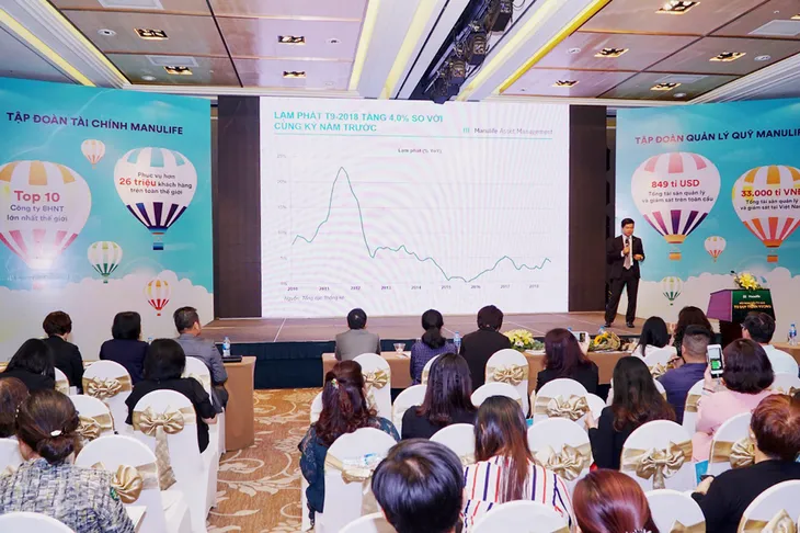 400 nhà đầu tư tham gia Hội nghị đầu tư Manulife 2018 - Ảnh 2. 400 nhà đầu tư tham gia Hội nghị đầu tư Manulife 2018 - Ảnh 2.
