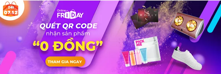 Hôm nay (7/12), Online Friday 2018 chính thức diễn ra: 5.000 sản phẩm giá 0 đồng chờ người mua - Ảnh 1. Hôm nay (7/12), Online Friday 2018 chính thức diễn ra: 5.000 sản phẩm giá 0 đồng chờ người mua - Ảnh 1.